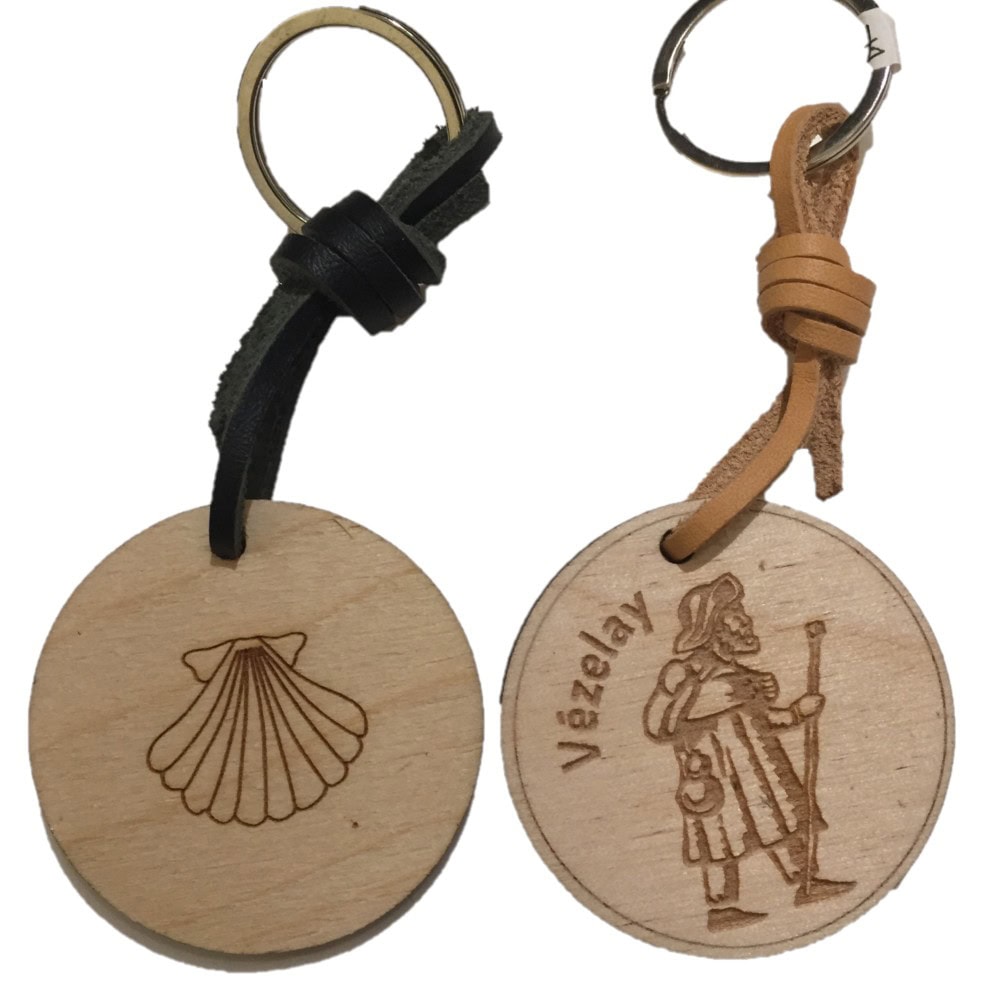 Porte-Clé recto-verso coquille + St Jacques